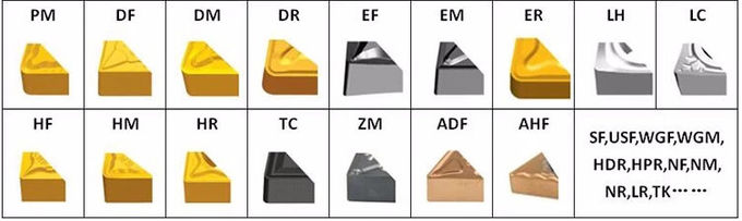 Verschleißfestigkeits-Wolframhartmetalleinsätze golden/schwarze Farbjungfrau-Rohstoff 100%